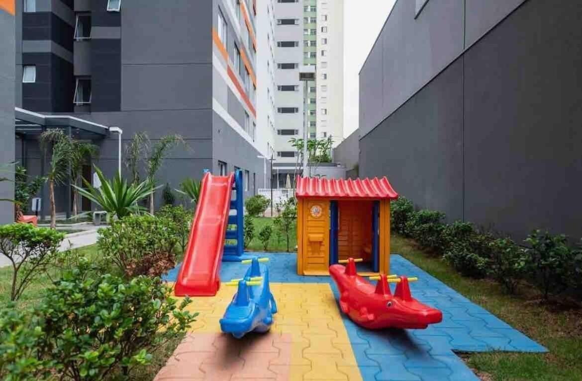 Mv22 - Apto C/ Piscina De Frente Para O Metro Bras 圣保罗 外观 照片